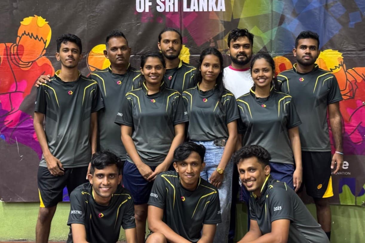 Proud Competitors in the Sri Lankan Mercantile Games